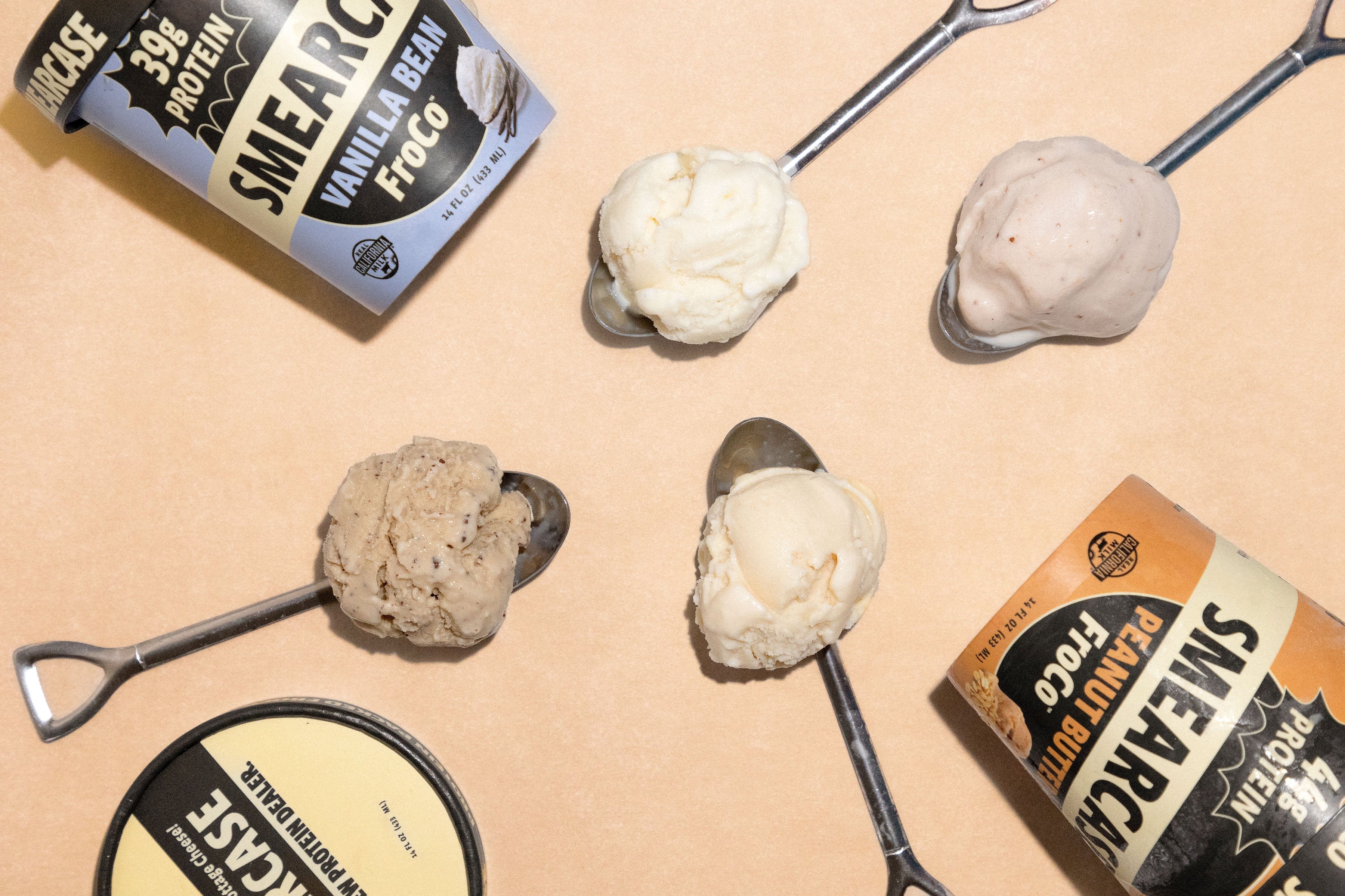 vanilla bean ice cream high in protein